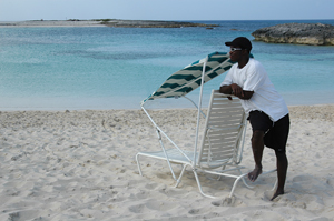 lifeguard&beachchair
